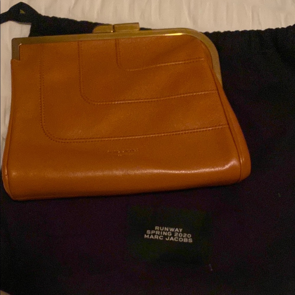 Marc Jacobs Tan Leather Clutch